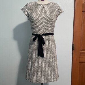 Ann Taylor White and Black Dress Size 2